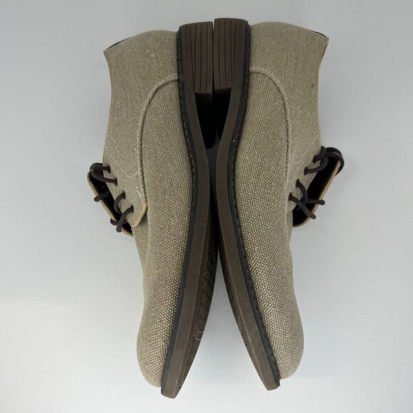 Izod Mens 016-0484 Oxford Smokey Beige Memory Foam Oxford Size 9.5M Dress Shoes main image 8